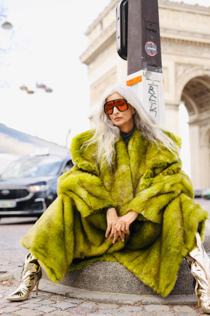Anja Kossiwakis beim Shooting in Paris. Foto: Kateryna Vdovychenko