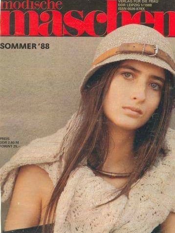 Cover ›Modische Maschen‹, Sommer 1988, Verlag für die Frau. Foto: Günter Rössler